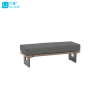 Modern ism Pure Aluminium Garten Terrassen möbel Ultra-Deep Seats Dicke Kissen laden Entspannung Outdoor Sofa Set