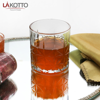 Verres de dégustation de whisky de roche en cristal taillé en diamant de luxe écologique de qualité supérieure en gros Verre transparent gravé avec logo personnalisé