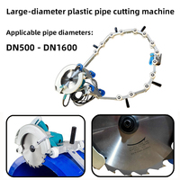 Coupe-tuyaux électrique/AC EK DN500-DN1600 pour PE, PVC, PPR, machine à chanfreiner, outil électrique léger, garantie 3 ans
