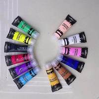 Somagi Professional 12 couleurs acrylique verser peinture ensemble haute qualité Acrylfarbe plastique Tube acrylique peinture ensemble