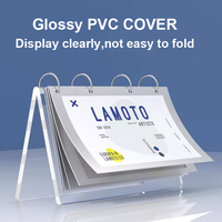 Porte-menu de table en V moderne et personnalisé, multi-pages, pour carte de présentation, en acrylique recyclable, support de signalisation pour restaurant et café