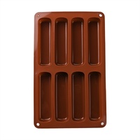 En stock – Moule à gâteau rectangulaire en silicone à 12 cavités, moule à chocolat créatif pour pâtisserie DIY, facile à démouler, compatible four.