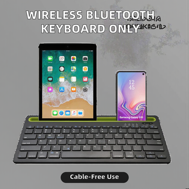 Rechargeable Custom English Arabic Wireless Keyboard bluetooth Keyboard for ipad air 2