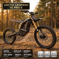 Moto électrique Arctic Leopard XE Pro S L1E COC homologuée pour la route 72V 600Nm TFT NFC Enduro tout-terrain pour adultes Vente en gros OEM
