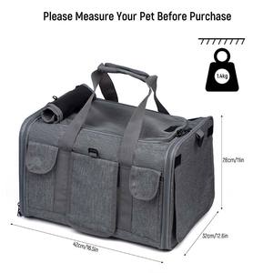 Orijinal ev açık seyahat <span class=keywords><strong>Pet</strong></span> taşıyıcılar için yumuşak taraflı büyük tek omuz köpek çanta kedi taşıyıcı gizlilik koruma - Product Image 4
