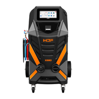 Machine de récupération, de recharge et de nettoyage de réfrigérant pour climatisation automobile WDF Wonderful X868 R134a entièrement automatique pour voitures