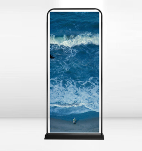 Soporte para Pancartas de Puerta, de Aluminio Curvo de Lujo, Ligero, de Pie, de Fácil Montaje, Resistente a la Oxidación, para Marco de Puerta, 80x180 - Product Image 2