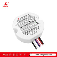 Driver LED à courant constant 20W, sans stroboscope, petit, circulaire, 5 en 1, Triac 0-10V, dimmable, pour éclairage encastré commercial
