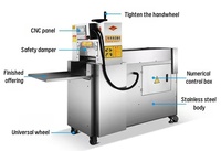 Coupeur de filet de poisson commercial trancheuse à viande Machine de tranche de viande de boeuf Machine de découpe de viande de rouleau d'agneau pour magasin d'alimentation