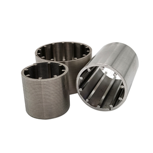 Valla 300 micras Cervecería Alambre Cilindro Alimentado Cerveza Personalización SS 304 316 Acero inoxidable Johnson Pantalla Malla Cuña Pantalla de alambre - Product Image 1