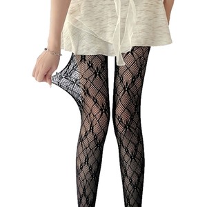 Japanese Style Jk Pantyhose Black Mesh Ultra Thin 0D Sheer Women's Tights For Spring Summer - Product Image 5