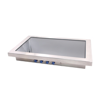 Boîtier en métal robuste personnalisé J1900/6412/6413 I3 I5 I7 Support mural tout en un PC intégré à écran tactile industriel