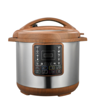 Casserole multifonctionnelle de luxe 12L 1600W, cuiseur à riz électrique à pression et à frire, casserole en acier inoxydable