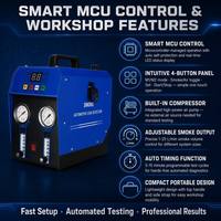 Detector de Fugas de Humo Automotriz Profesional UDIAG ALT500, Localizador de Fugas EVAP y Turbo, Bomba Integrada, Modo Dual 12V para Auto, Camión y Autobús