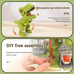 Rompecabezas grande para niños, <span class=keywords><strong>huevo</strong></span> de dinosaurio, juguete de simulación, modelo de Animal, <span class=keywords><strong>coche</strong></span> de pista, juguete para niño de 3 a 6 años, regalo de cumpleaños - Product Image 5