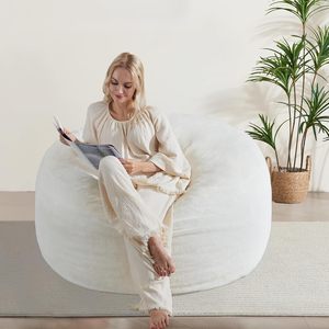 Funda para Silla Tipo Puff Sin Relleno, Sofá Perezoso para Sala <span class=keywords><strong>de</strong></span> Estar, Dormitorio, Residencia Universitaria - Product Image 4