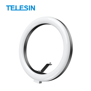 Anneau lumineux LED Telesin 10 pouces pour photographie, selfie, éclairage d'appoint pour <span class=keywords><strong>YouTube</strong></span>, TikTok, vidéo et streaming en direct - Product Image 1