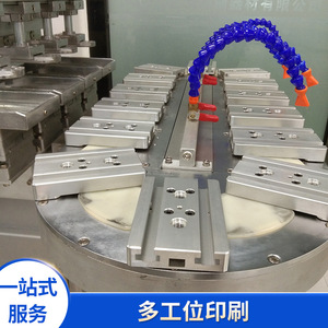World Creativity Four Color Rotary <b>Pad</b> <b>Printer</b> 4 X 6 In Pneumatic Drive For Plastic Label Printing - Product Image 3