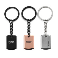 Porte-clés personnalisé en alliage de zinc métallique plaqué multi-couleurs, gravé au laser avec logo et texte, sur mesure pour cadeau promotionnel d'entreprise