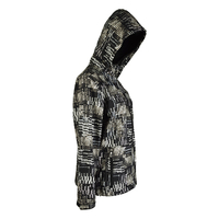 Veste d'extérieur pour femme, coupe-vent, imperméable, en tissu softshell, 94% polyester, 6% élasthanne, fermeture éclair, avec capuche, pour l'hiver