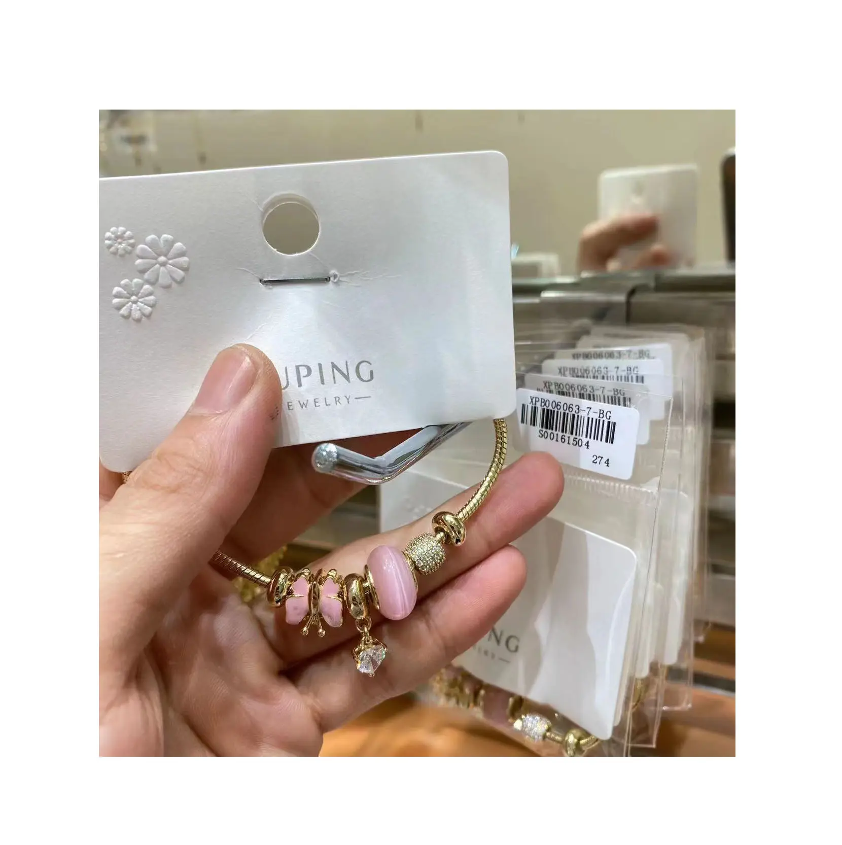 G51 Xuping Small MOQ Romantic Tassel and Heart Charm Bracelet DIY Style Fashion Jewelry Fast Shipping Bracelet Hot Sale