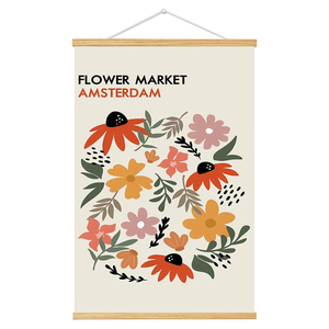 Supports magnétiques pour affiches en bois, tailles 12, 14, 16, 20, 24, pour affiches imprimées, avec système de suspension à chevilles - Product Image 3