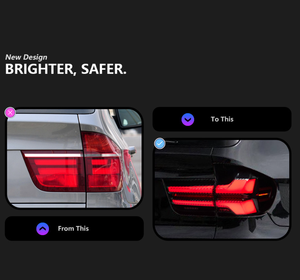 Nuevas Luces Traseras LED Rojas Claras de Alta Calidad para X5 E70 2007-2013 G05, Actualización LCI, Señales de Giro, 6000K, 36W, Ajuste Universal - Product Image 2