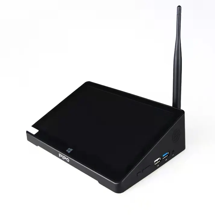 Shizhou teknoloji tel Cpu X5-Z8300 64Bit dört çekirdekli 1.44G Pipo X8s dokunmatik ekran Mini Pc Tv kutusu