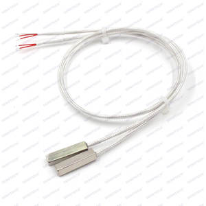 เซ็นเซอร์วัดอุณหภูมิแบบท่อแบนสแตนเลส Pt100 Pt500 Pt1000 RTD พร้อมสายถัก - Product Image 2