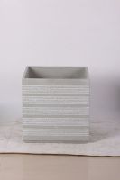 Pots de fleurs en béton en gros grand stock avec une faible quantité minimale de commande pour la décoration de la maison Villa