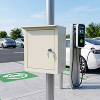 Boîtier de distribution électrique en métal SH, personnalisable, étanche IP54, avec revêtement en poudre, pour commutateurs