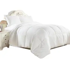 Vendita calda lana bianca queen king size soffice piumino invernale set biancheria da letto piumino in microfibra di lusso