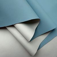 Rouleau de matière pour languette de chaussure de 0,55 mm, cuir synthétique semi-élastique en PU gaufré, imperméable