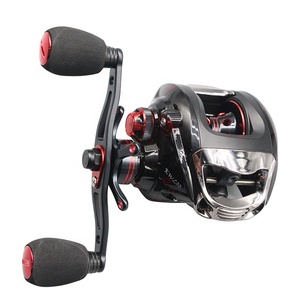 Carrete de Pesca Kw200 18+1Bb 305G, Metálico, Negro y Rojo, Carrete de Pesca de Lanzamiento con Señuelo, <span class=keywords><strong>Carretes</strong></span> de Pesca <span class=keywords><strong>Tica</strong></span> - Product Image 1