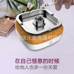Cenicero Purificador de Iones Negativos Nobik, Cuadrado, con Alimentación USB, Eliminador de Olores para Uso Doméstico - Product Image 4