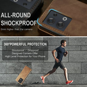 เคสหนังวินเทจสำหรับ <span class=keywords><strong>Oppo</strong></span> Reno 8 Pro เคสโทรศัพท์แบบพับได้ 360 องศา พร้อมแม่เหล็กสำหรับ Reno 7 Pro 5G, <span class=keywords><strong>Oppo</strong></span> A96, A95, F19, S14 - Product Image 4