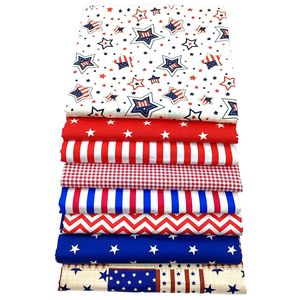 New Star Stripe Independent Pattern Pure Cotton Twill Fabric DIY <b>Patchwork</b> Cloth For Household Bedding Sewing - Product Image 4