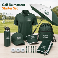 Set de regalo de golf personalizado con accesorios de ropa con logotipo, artículos promocionales para eventos de clubes y promociones de marcas