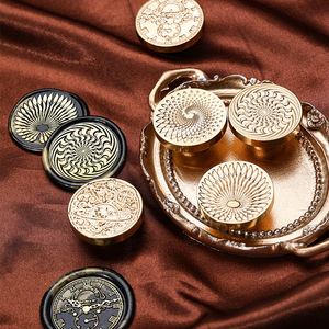 Série Reincarnation Tampon à cire de sceau en laiton gravé pour décoration de journal - Product Image 5