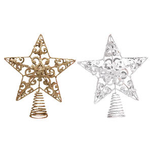 Adorno de Alta Calidad para Árbol de Navidad, Estrella de Cinco Puntas de Hierro, Decoración Ecológica para Navidad, Adorno Navideño para el Hogar - Product Image 4