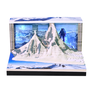 Bloc de Notas de Papel con Diseño del Monte Everest 2027, Calendario de Expedición, Bloc de Notas de Aventura para Escritorio - Product Image 2