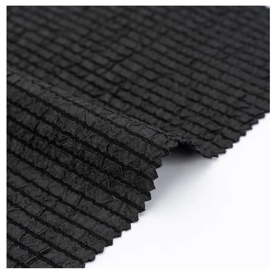 Produttore di tessuto ABAYA fornitura a caldo-vendita striscia elastica Jacquard per poliestere Spandex Abaya Shinny disegni tessuto Fukro