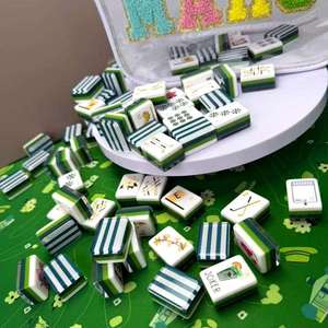 Juego de Mahjong Americano de Acrílico de Lujo y Elegante, Personalizado, de 160 Piezas, con Soportes para Mahjong, Hecho en EE. UU. - Product Image 3