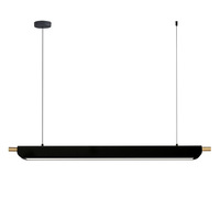 Suspension longue triangulaire design simple italien cuisine îlot plafond LED lustre pour table à manger bar salon