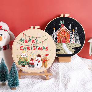 Punch principiante kit <span class=keywords><strong>bordado</strong></span> dibujos animados regalo de Navidad <span class=keywords><strong>bordado</strong></span> artesanías al por mayor personalizado <span class=keywords><strong>punto</strong></span> de <span class=keywords><strong>cruz</strong></span> aguja <span class=keywords><strong>bordado</strong></span> arte Kit - Product Image 4