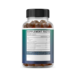 Fábrica de etiqueta privada, venta al por mayor, soporte inmunológico, suplemento antioxidante para la salud de belleza, gomitas de musgo marino, raíz de bardana para la piel - Product Image 2