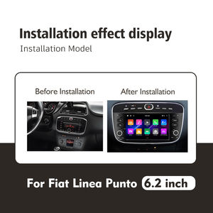 1 DIN Android 6,2 дюймов приборная панель мультимедийный GPS-навигатор DSP Carplay MP3 USB для Fiat Punto Linea EVO автомобилей 1 год - Product Image 3