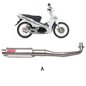 <span class=keywords><strong>ท่อ</strong></span>ไอเสียรถจักรยานยนต์แบบสวมสำหรับ Honda Wave <span class=keywords><strong>125</strong></span> พร้อมท่อเชื่อมต่อกลาง - Product Image 2