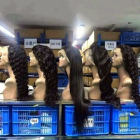 Sans colle 180 densité cheveux humains dentelle avant perruque vague d'eau 13x4 13x6 pré plumé crépus bouclés HD pleine dentelle frontale perruque de cheveux humains