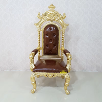 Fauteuil de salle à manger familial pour villa, mobilier de maison, style antique européen, chaise de salle à manger pour hôtel cinq étoiles et club privé, pour ensembles de salle à manger